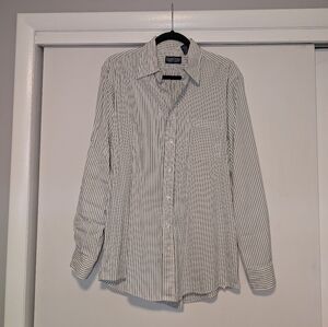 4/$16 ❇️ Land's End Striped Button-Down Shirt